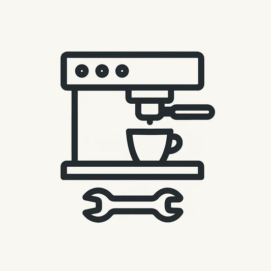 Abbildung Kaffeemaschine und Werkzeug 